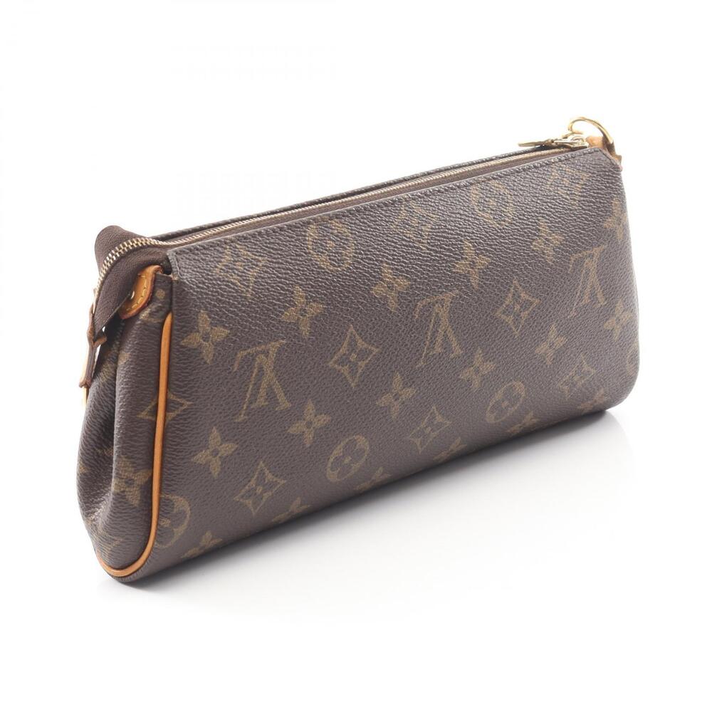 Louis Vuitton Eva Shoulder Bag Canvas Leather Monogram Brown